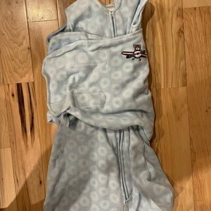 Halo Light Blue fleece SleepSack